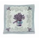 FEDERA CUSCINO ARREDO 45X45CM GOBELIN VASO LAVANDA PEZZOLI