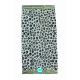 TELO MARE 90X160CM SPUGNA JACQUARD ENJOY LEOPARDATO GRECA HOME SWEET HOME