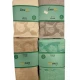 COPPIA SPUGNA ASCIUGAMANO + OSPITE JACQUARD GINKGO LINEA ORO