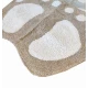 TAPPETO BAGNO ANTISCIVOLO 50X80CM FEET LOVELY HOME