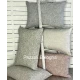 CUSCINO ARREDO IMBOTTITO RETTANGOLARE 60X40CM JACQUARD TAIGA LISO PEZZOLI
