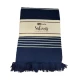 TELO MARE PAREO FOUTA 90X170CM FRANGE SALINAS GITIESSE