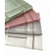 COMPLETO LENZUOLA SATIN COTONE MATRIMONIALE BACCHETTA COLORATO ART DECO'