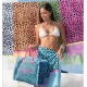 TELO MARE PAREO FOUTA 90X180CM LEOPARD GITIESSE