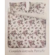 2 PEZZI COMPLETO LENZUOLA MATRIMONIALE COTONE PERCALLE ROSSINI CAPRI HOME SWEET HOME