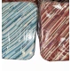 CONFEZIONE 6 PEZZI CUSCINI JACQUARD PER SEDIE ALETTE RIGHE TG