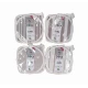 SET CUCINA COTONE TINTO IN FILO PALOMA SGHOME PRESINE 4 COPPIA