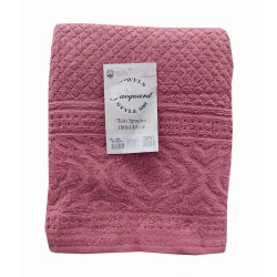 TELO BAGNO 100 X 140 CM TINTA UNITA JACQUARD STYLE 500 TOWELS VT