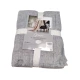 PLAID PILE TINTA UNITA 140X180CM CON FRANGE GRACE DIADEMA