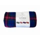 PLAID PILE STAMPATO SCOZIA EASY HOME BLU