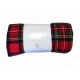 PLAID PILE STAMPATO SCOZIA EASY HOME ROSSO