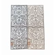 TAPPETO BAGNO SPUGNA 60X150CM ANTISCIVOLO ARABESQUE LOVELY SHABBY GITIESSE
