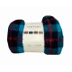 PLAID PILE STAMPATO NEW PORT EASY HOME BLU
