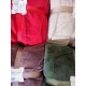 PLAID PILE AGNELLATO MATRIMONIALE TINTA UNITA NEW YORK EASY HOME
