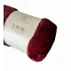 PLAID PILE TINTA UNITA LAVAL EASY HOME BORDEAUX