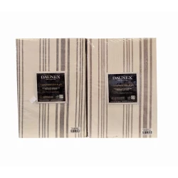 PARURE COPRIPIUMINO MATRIMONIALE COTONE TINFO IN FILO GOTEBORG DAUNEX