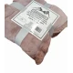 PLAID PILE MATRIMONIALE AGNELLATO TINTA UNITA LIVIGNO HOME SWEET HOME ROSA