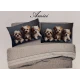COMPLETO LENZUOLA COTONE DIGITALE RELAX CANI AMICI 63 IMBERTI
