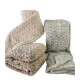 PLAID PILE AGNELLATO TINTA UNITA JACQUARD TRECCIA SOPHIE