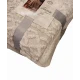 PLAID PILE AGNELLATO TINTA UNITA JACQUARD TRECCIA SOPHIE PANNA
