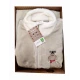 FELPA PILE CON ZIP RICAMO NOBITA BEIGE SGHOME