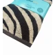 COPPIA SPUGNA ASCIUGAMANO + OSPITE JACQUARD ANIMALIER ZEBRATO LINEA ORO