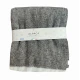 PLAID COPERTA COCCOLE DI LANA ALPACA PEZZOLI GRIGIO SCURO