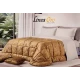 TRAPUNTA INVERNALE MATRIMONIALE MICROFIBRA VELLUTO STAMPATA FOIL RIAD LINEA ORO