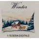 FEDERA CUSCINO COTONE DIGITALE WINTER IMBERTI