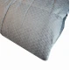 TRAPUNTA INVERNALE MATRIMONIALE MICROFIBRA TINTA UNITA VELLUTO JACQUARD ZAIRA LINEA ORO ACCIAIO