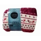 PLAID PILE STAMPATO AGNELLATO LAPPONIA EASY HOME BORDEAUX