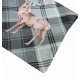 COPPIA FEDERA CUSCINO ARREDO 45X45CM GOBELIN CERVO SCOZZESE PEZZOLI