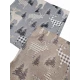 COPPIA FEDERA CUSCINO ARREDO 50X50CM GOBELIN CERVI ALBERI PEZZOLI
