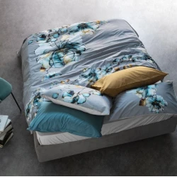 COMPLETO LENZUOLA MATRIMONIALE DIGITALE BALZATO FLOWER POWER 2424 COGAL