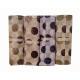 ASSORTITO 4 PEZZI COMPLETO LENZUOLA COTONE MATRIMONIALE DELICATO BOLLE HOME SWEET HOME