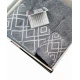 SET 1+1 ASCIUGAMANO + OSPITE SPUGNA JACQUARD KINSLEY ENRICO COVERI GRIGIO