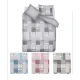 ASSORTITO 4 PEZZI COMPLETO LENZUOLA COTONE MATRIMONIALE DELICATO GALLES HOME SWEET HOME