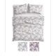 ASSORTITO 4 PEZZI COMPLETO LENZUOLA COTONE MATRIMONIALE DELICATO FIORI STILIZZATI PESARO HOME SWEET HOME