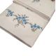 SET SPUGNA RICAMATO ASCIUGAMANO + OSPITE ROMANTICA GHIRIGORI ROSE PEZZOLI