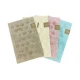 ASSORTITO 4 PEZZI TAPPETO BAGNO ANTISCIVOLO 50X80CM HONEY LOVELY SHABBY GITIESSE