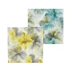COPPIA FEDERA CUSCINO ARREDO 50X50CM DIGITALE FIORI PASTELLO PEZZOLI