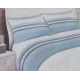 COMPLETO LENZUOLA COTONE MATRIMONIALE RIGATO TOPCASA NIDO HOME