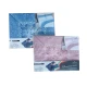 COMPLETO LENZUOLA COTONE MATRIMONIALE RIGATO FANTASY NIDO HOME