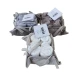 SET 4 PEZZI LAVETTE SPUGNA 30X30CM VILNUS SOPHIE