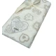 COMPLETO LENZUOLA MATRIMONIALE COTONE CUORI FIOCCO PEZZOLI