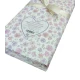 COMPLETO LENZUOLA MATRIMONIALE COTONE FIORELLINI FIOCCO PEZZOLI