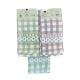 6 CONFEZIONI STROFINACCI 3 PEZZI 50X70CM COTONE BOLLE MISTER CHEF HOME SWEET HOME