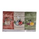 3 PEZZI STROFINACCI SPUGNA COTONE RICAMATO SUSY COCCINELLA VINGI