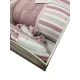 SET 4 PEZZI PAREO PANTOFOLE FASCIA LONDRA HELEN GRIGIO