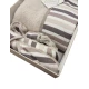 SET 4 PEZZI PAREO PANTOFOLE FASCIA LONDRA HELEN GRIGIO